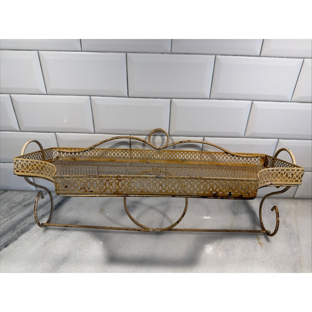 vintage metal shabby chic Bathroom Shelf ES008